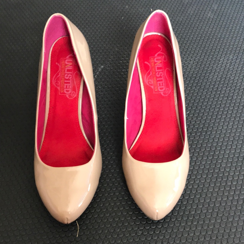Nude Unlisted Heels